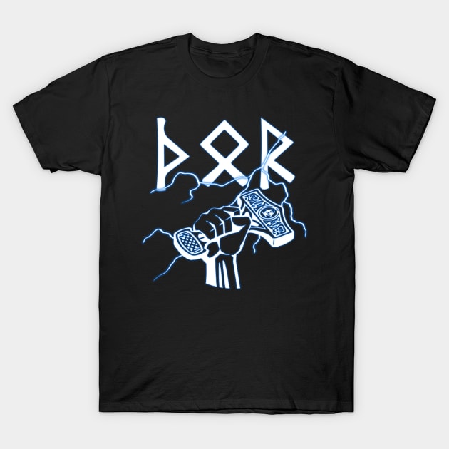 Mjölnir's Wrath T-Shirt by Doc Multiverse Designs